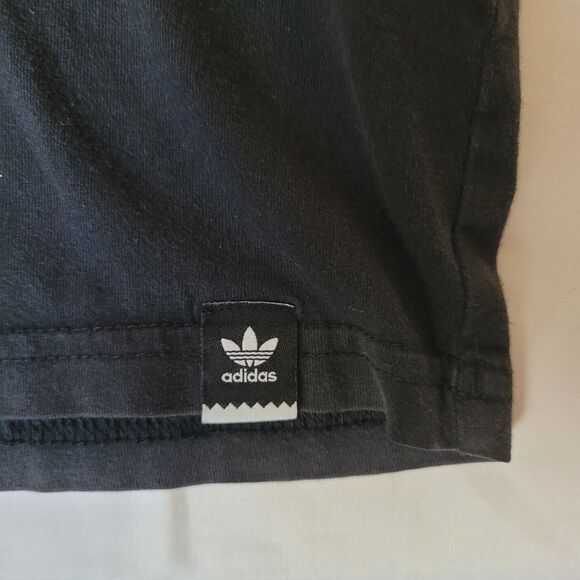 Adidas Originals Trefoil T-Shirt Men’s Small Black Mint Green Logo Tee - Picture 7 of 9